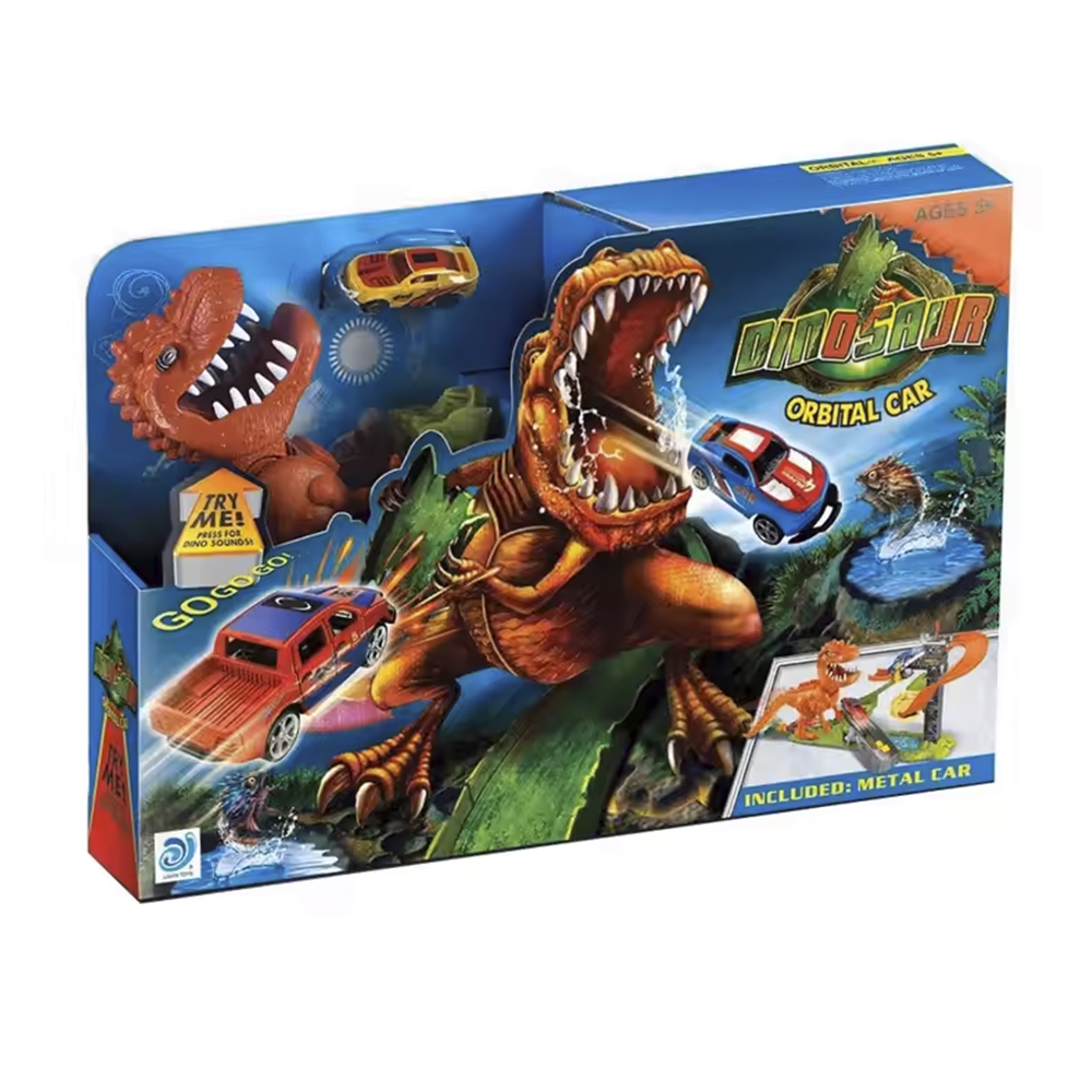 Pista Hot Orbital Dinosaurio T Rex Veloz